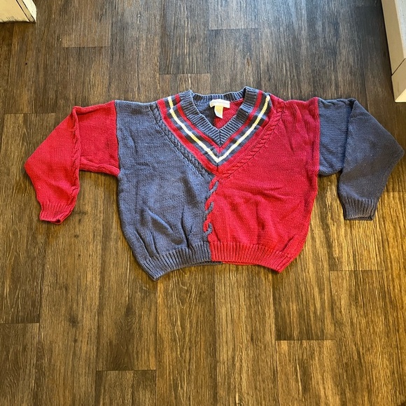 Paris Sport Club Sweaters - Vintage Paris Sport Club Preppy Sweater
